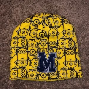 Despicable Me Minion Beanie worn twice